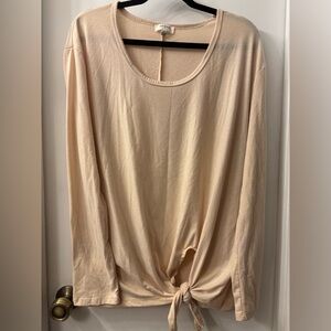 Umgee Cream Long Sleeve Women's Top